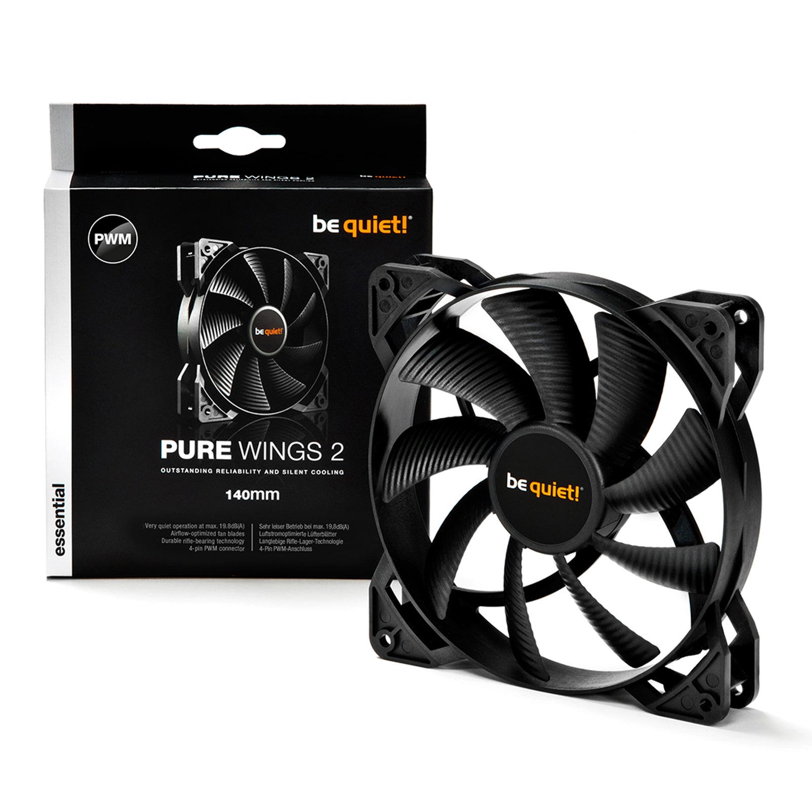 Be Quiet! - Ventilateur Pure Wings 2 PWM - 140mm