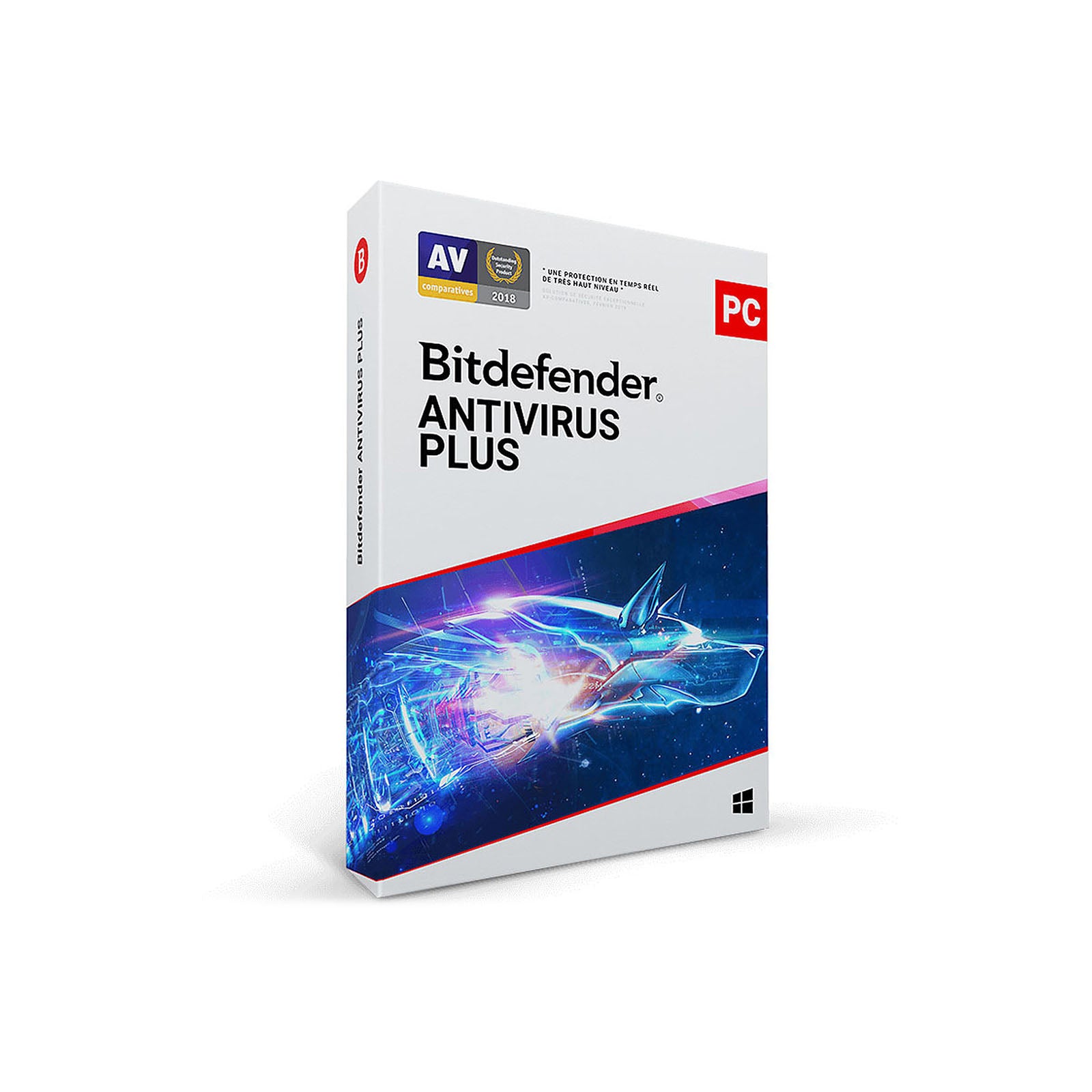 Bitdefender antivirus - Plus - Licence 1 Appareil / 1 an (Boite)