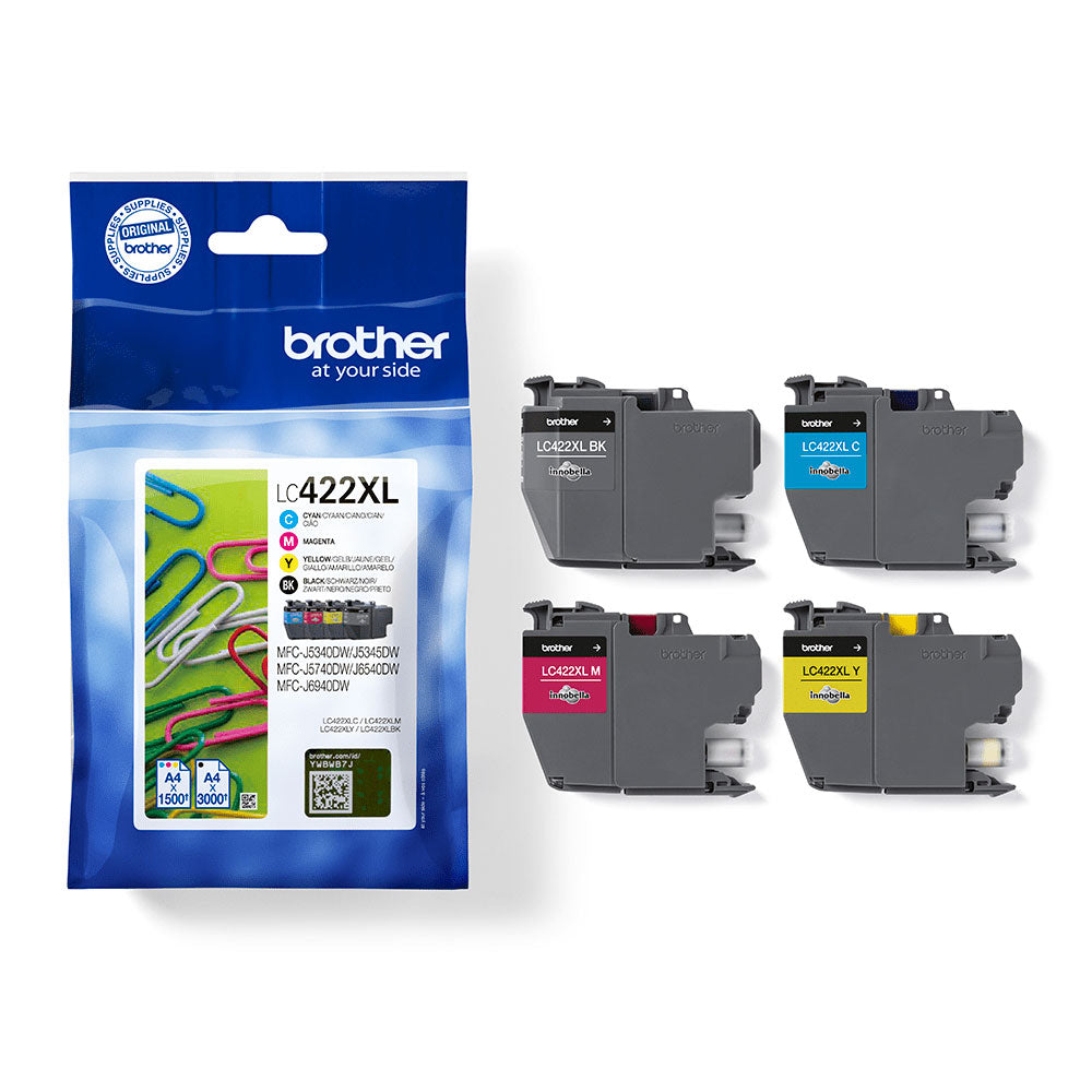 Brother - Pack de cartouches originales Brother (CMJN) - LC422XLVAL