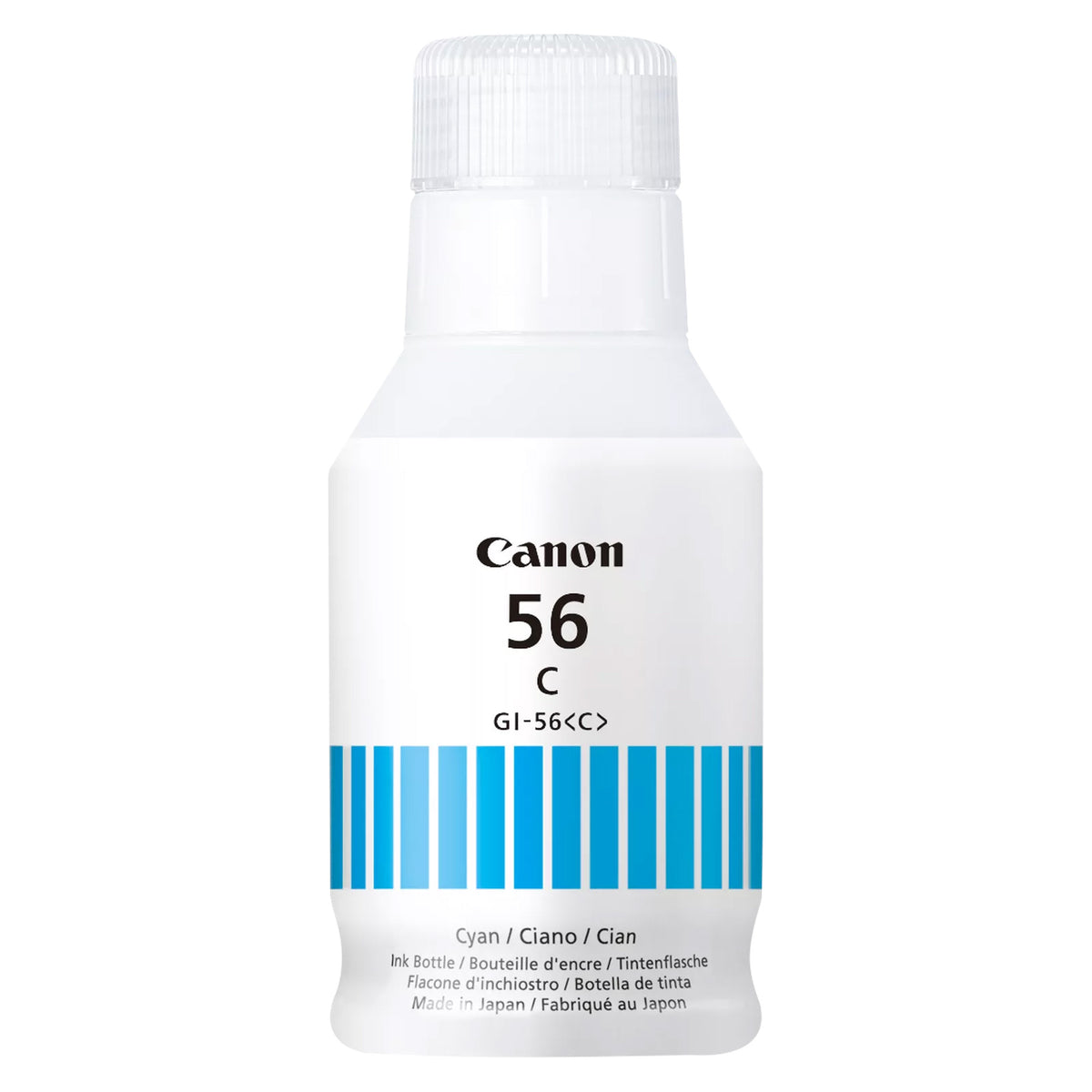 Canon - Bouteille d'encre GI-56 (cyan, magenta, jaune, noir)