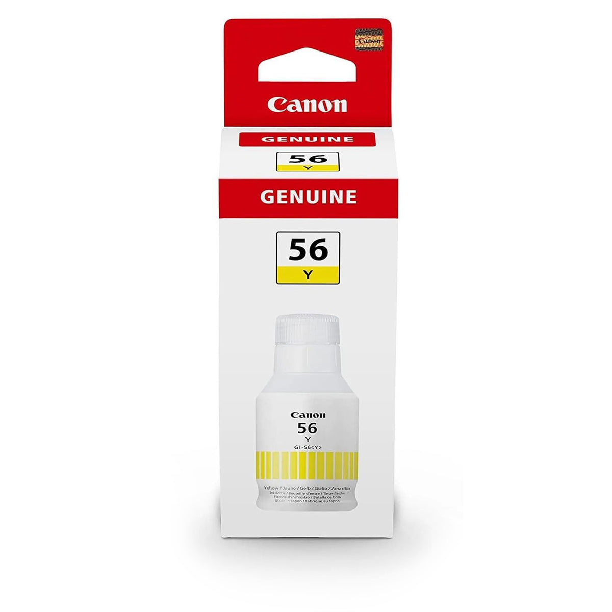 Canon - Bouteille d'encre GI-56 (cyan, magenta, jaune, noir)