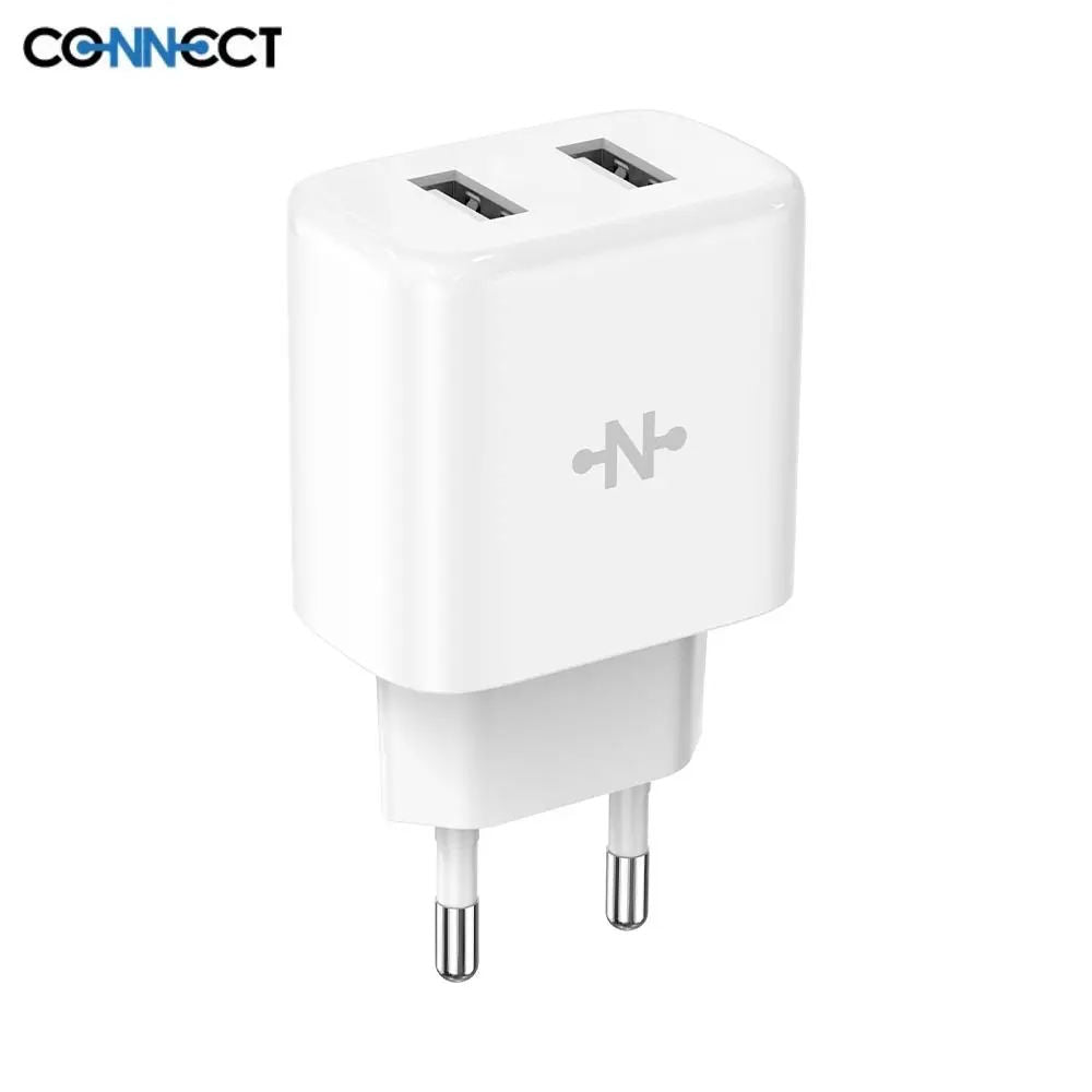 Connect - Chargeur 2x ports USB 2.1A