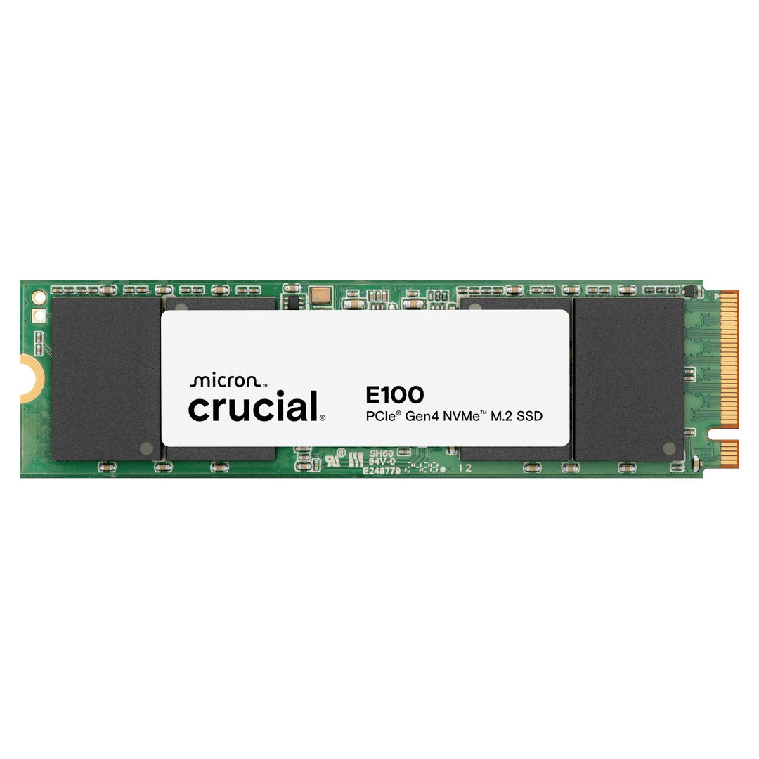 Crucial - M.2 NVMe E100 (Bulk) - 480Go / 1To