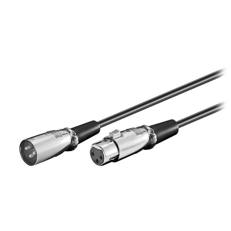 Générique - Câble XLR 3 pôles Mâle-Femelle - 2m