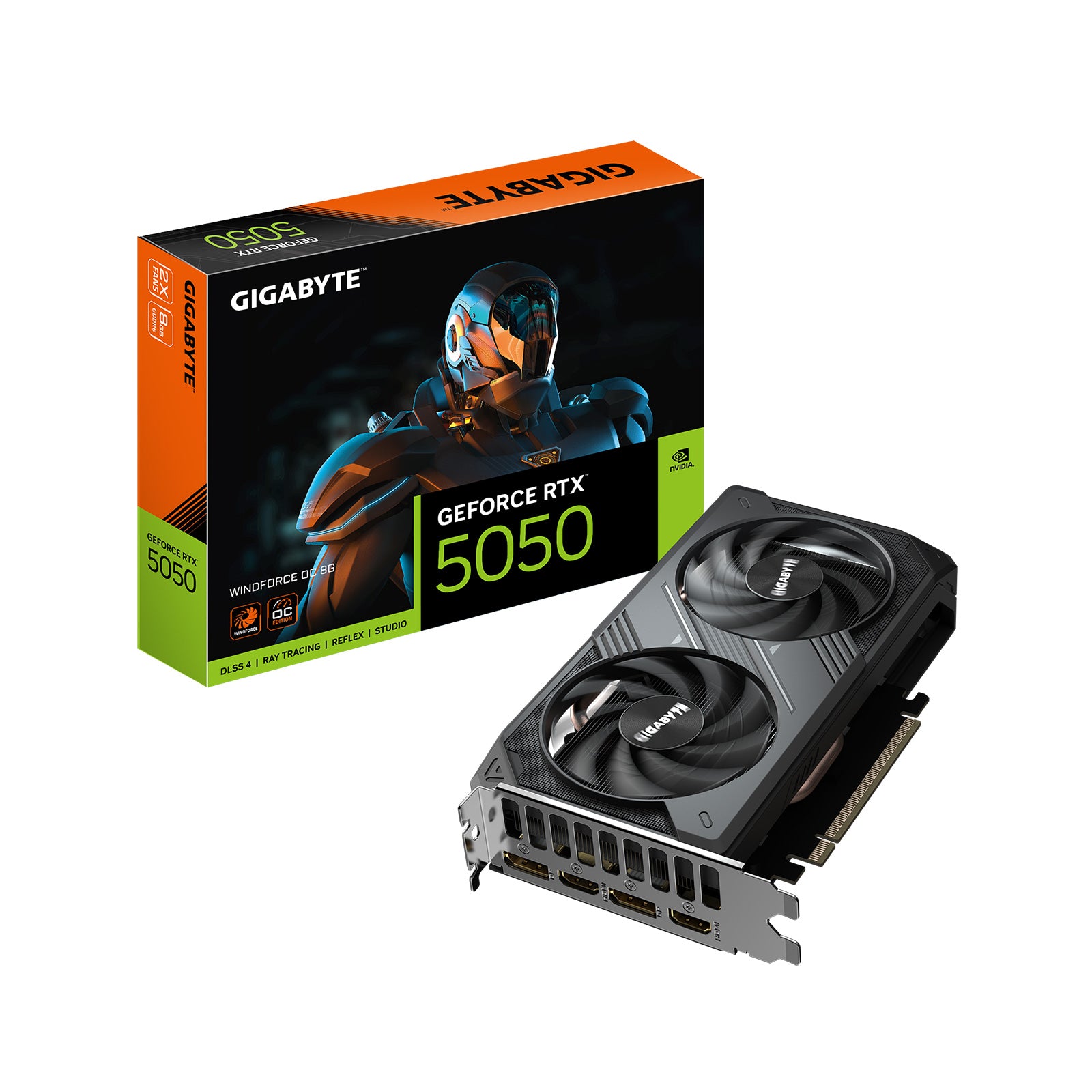 Gigabyte - Carte graphique GeForce RTX 5050 WINDFORCE OC 8G