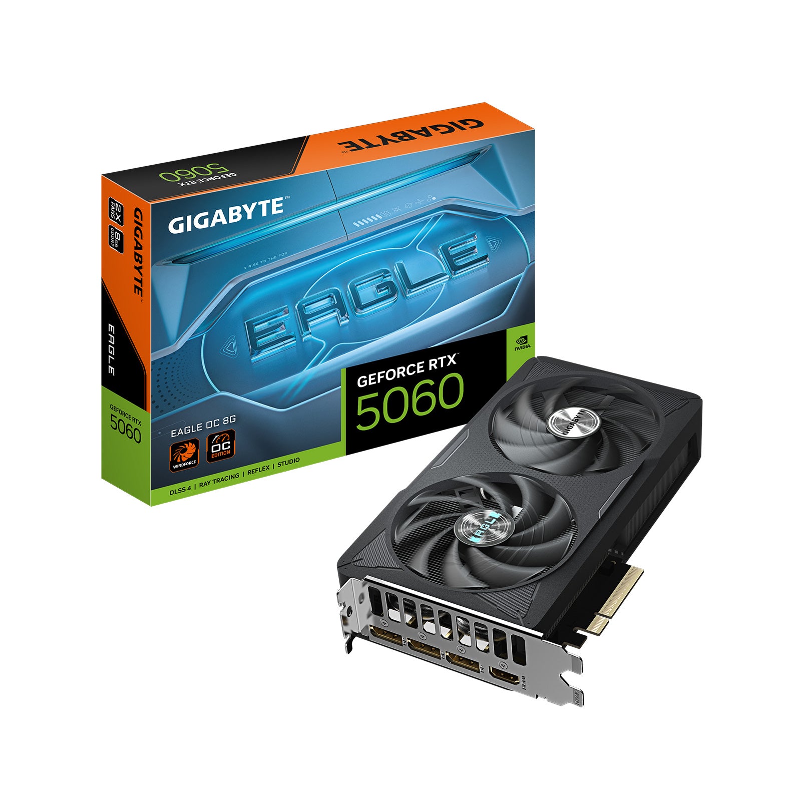Gigabyte - Carte graphique GeForce RTX 5060 EAGLE OC 8G