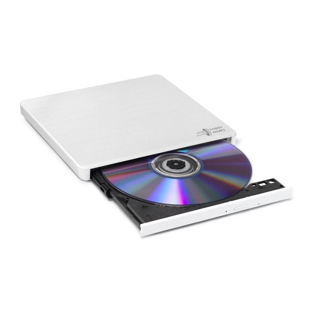 H-L Data Storage - Graveur DVD Slim externe (Blanc/Noir)