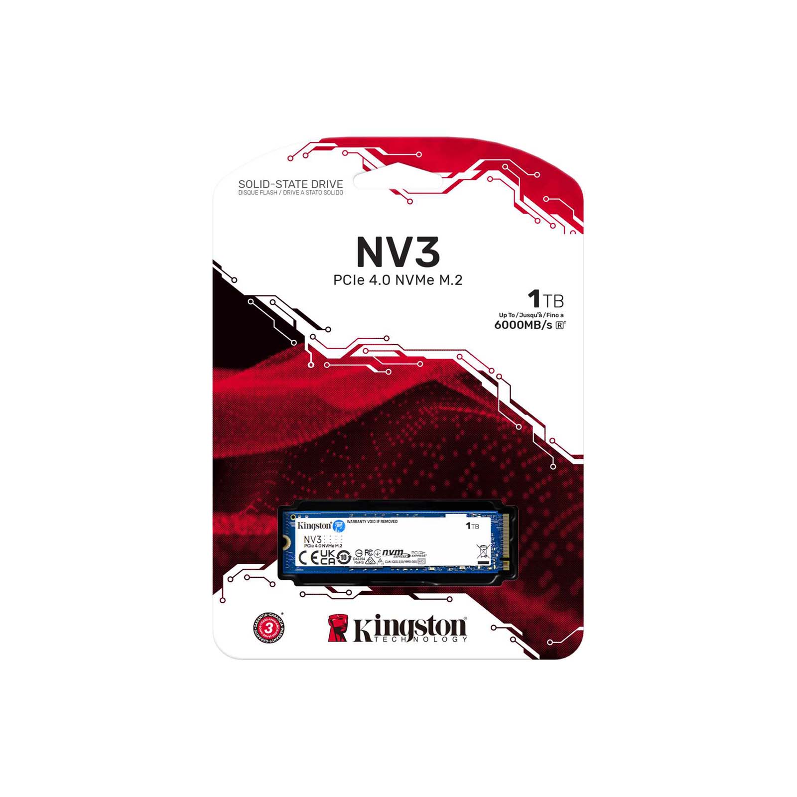 Kingston - M.2 NVMe - NV3 1To