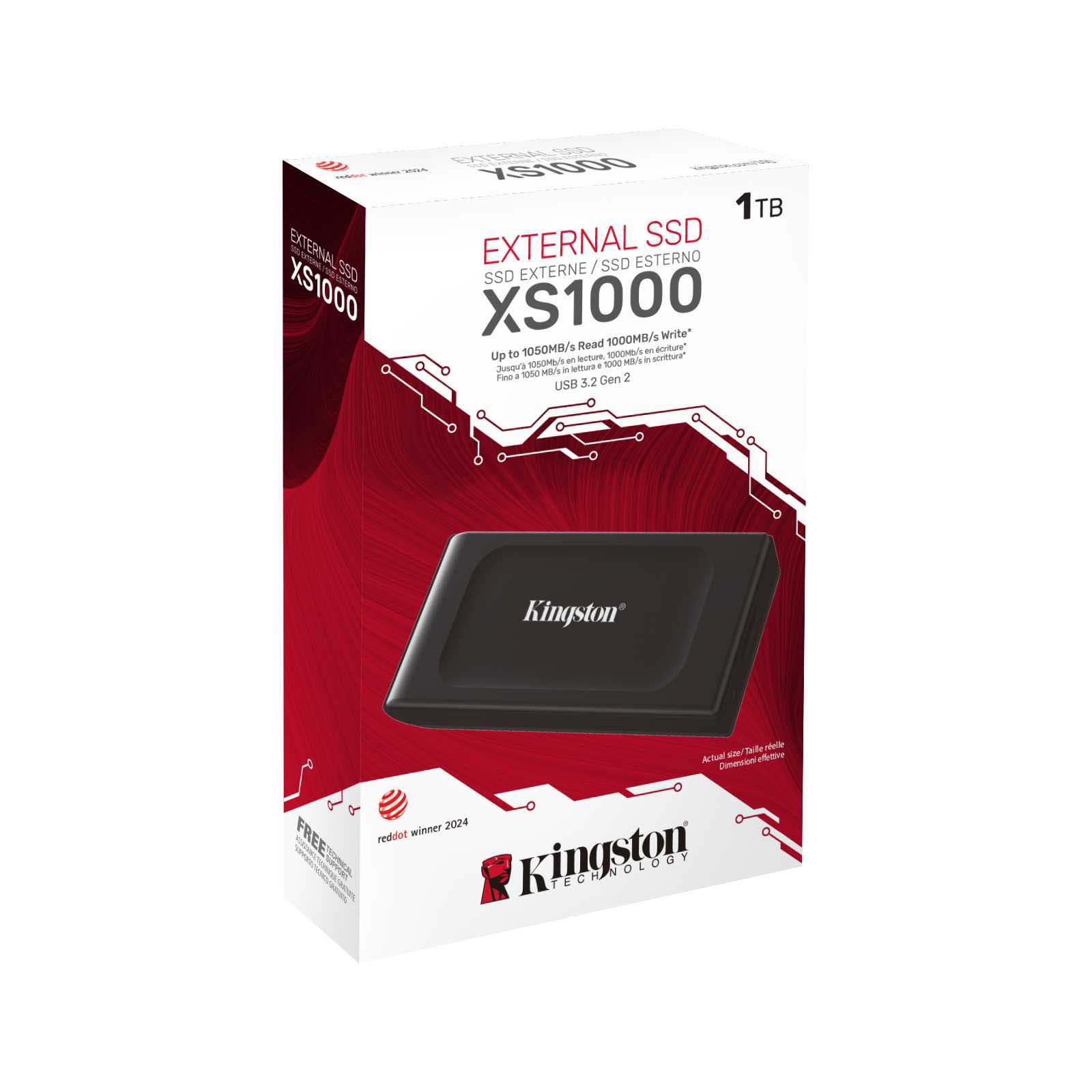 Kingston - XS1000 SSD Externe 1To
