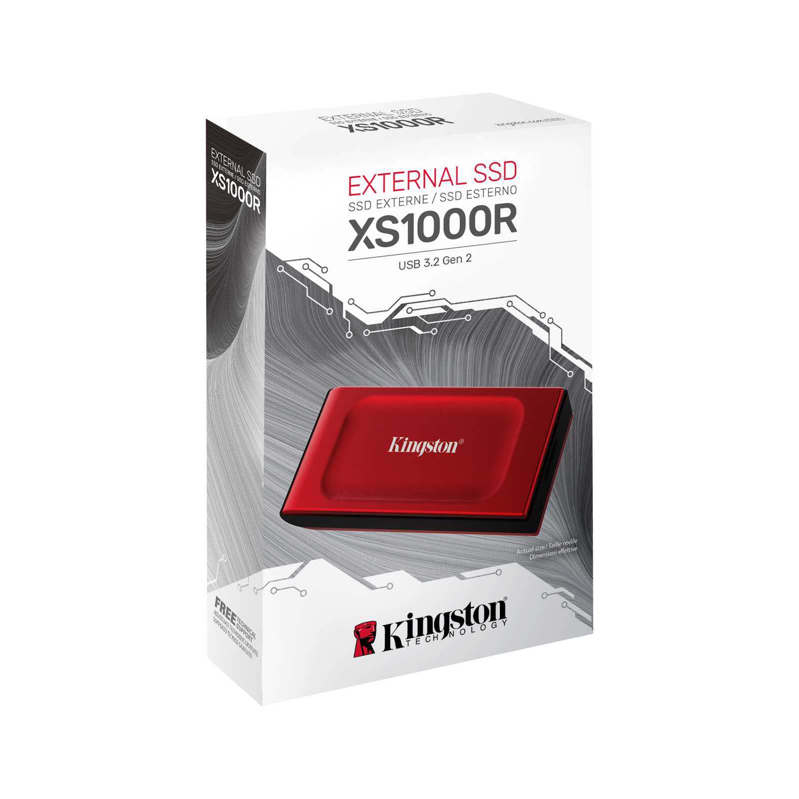 Kingston - XS1000 SSD Externe 2To