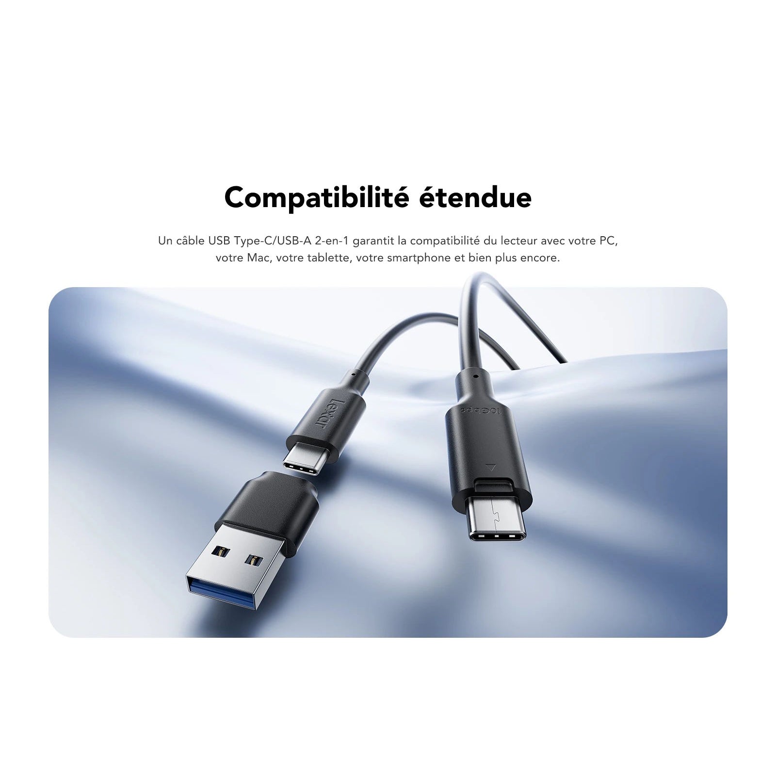 Lexar - SL300 SSD Externe 1To - Noir