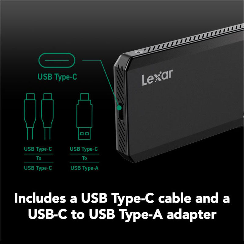 Lexar - SL600 SSD Externe 2To - Noir