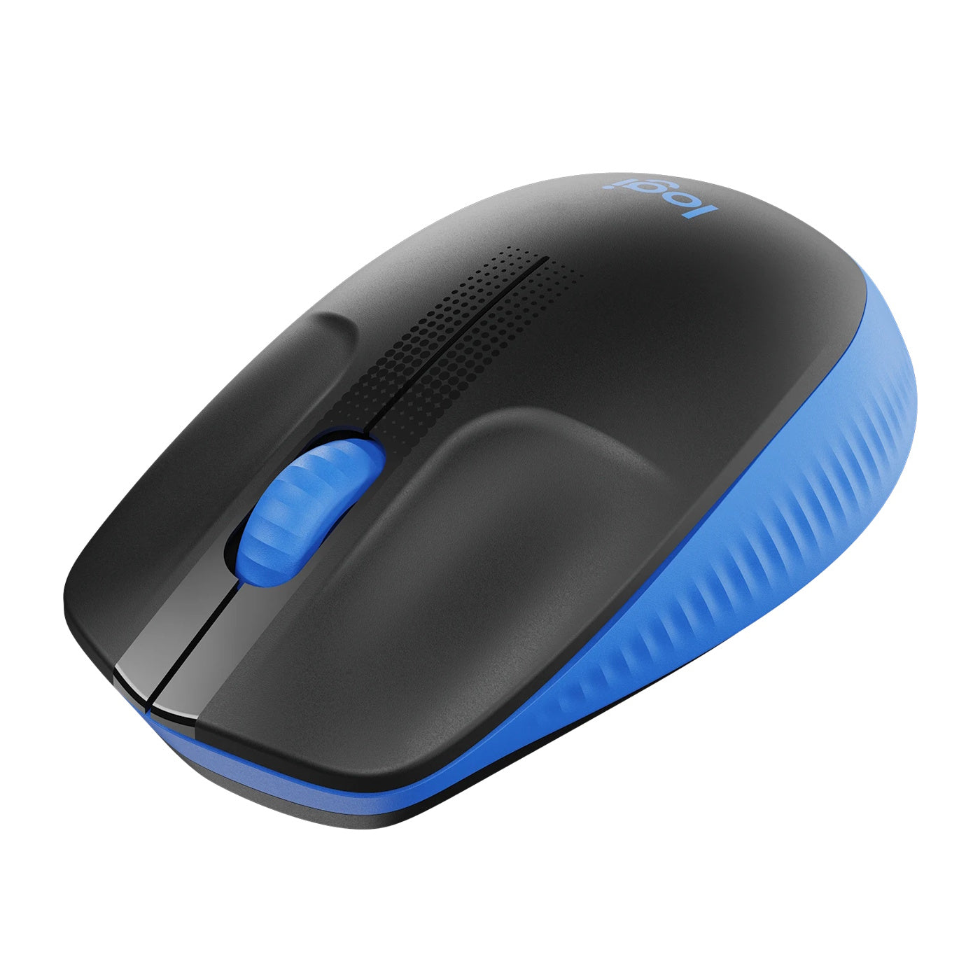 Logitech - Souris M190 (Charbon/Rouge/Bleu)