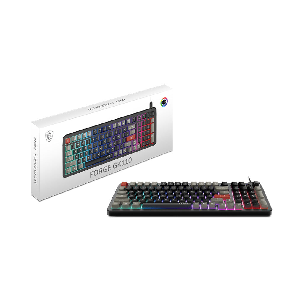 MSI - Forge GK110 - Clavier Gaming RGB