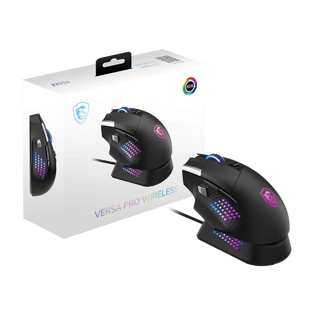 MSI - Souris sans fil Versa Pro Wireless + Dock Pro
