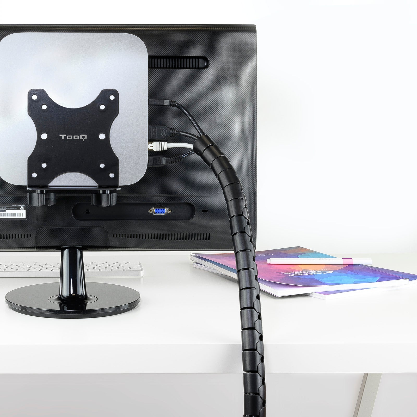 Nanocable - Gaîne Organisateur de câbles 1m x 25mm