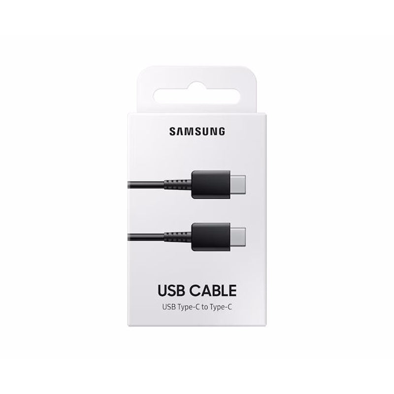 Samsung - Câble USB-C vers USB-C - 3A - 1m (Blanc/Noir)