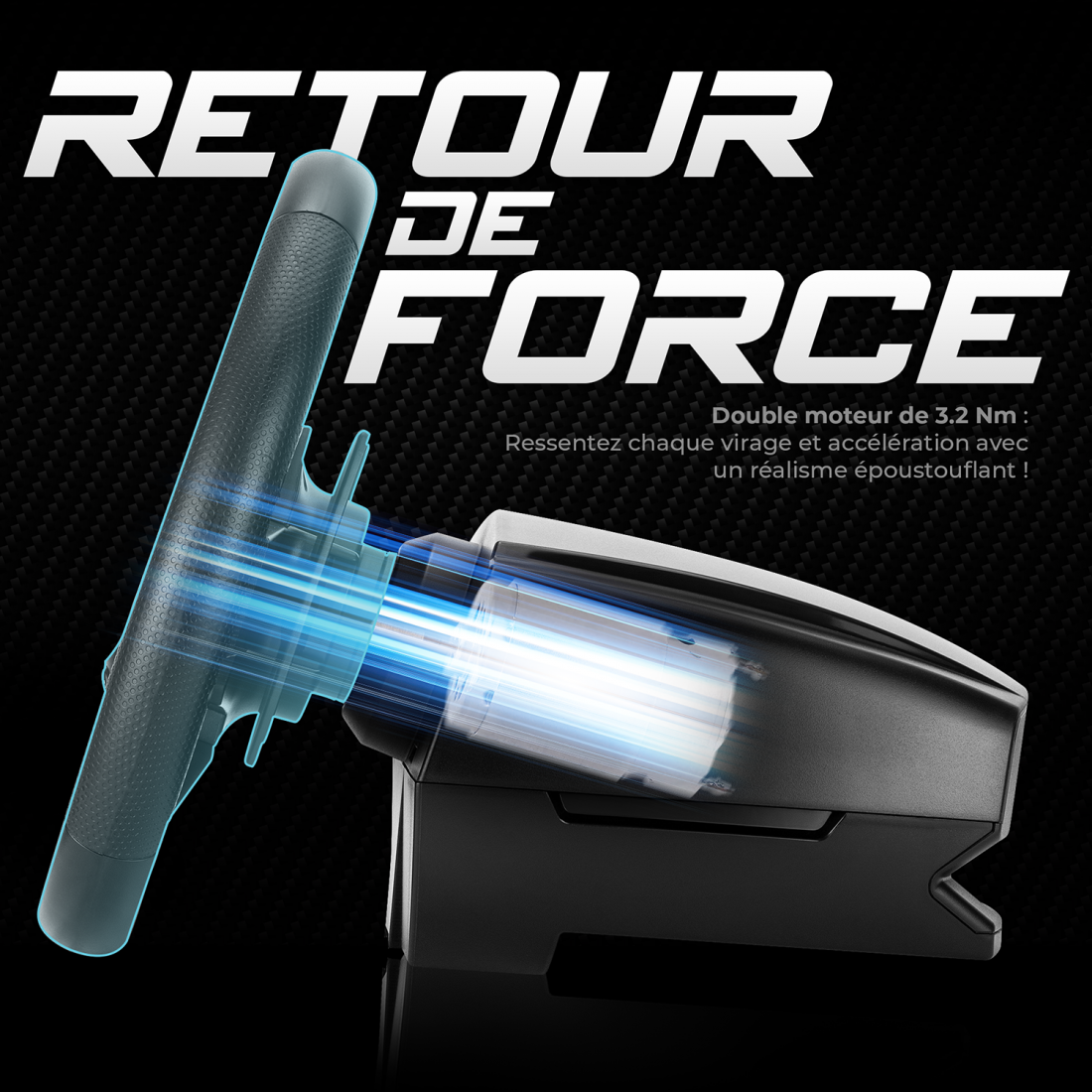 Spirit of Gamer - RACE WHEEL FORCE 1080RS