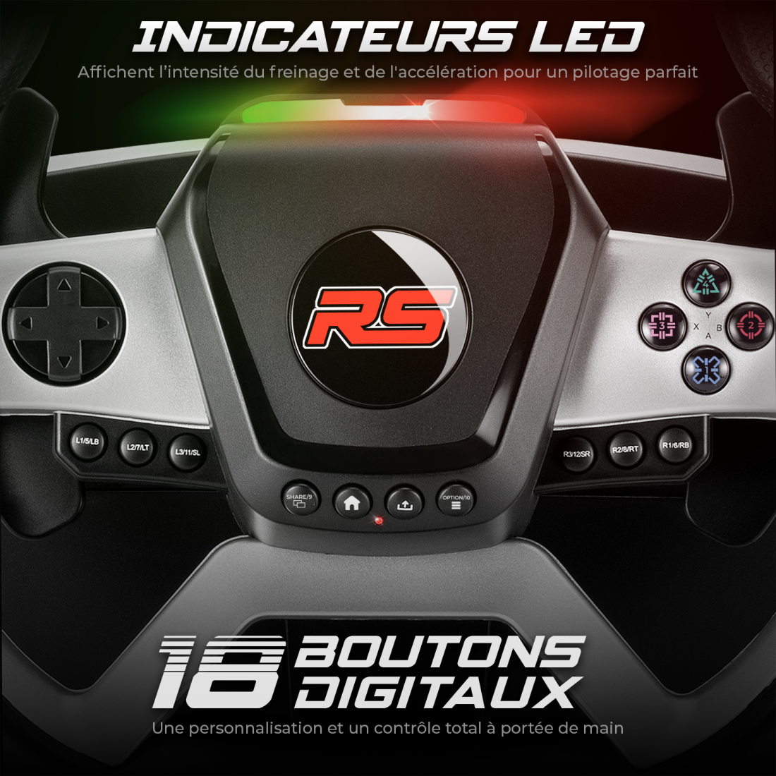 Spirit of Gamer - RACE WHEEL FORCE 1080RS