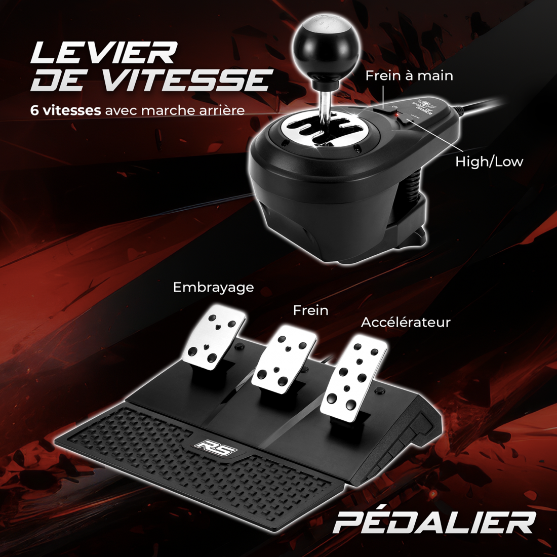 Spirit of Gamer - RACE WHEEL FORCE 1080RS