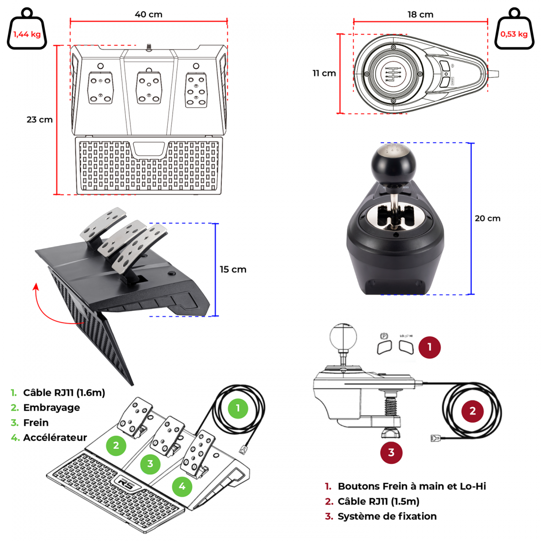 Spirit of Gamer - RACE WHEEL FORCE 1080RS