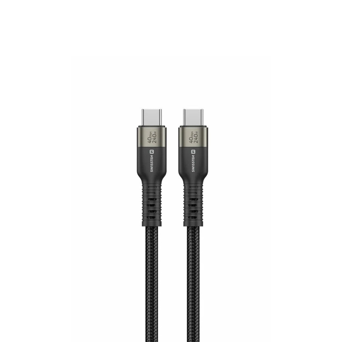 Swissten - Câble USB-C 4.0 / 240W/ 8K/ Thunderbolt 4 - 1.5m