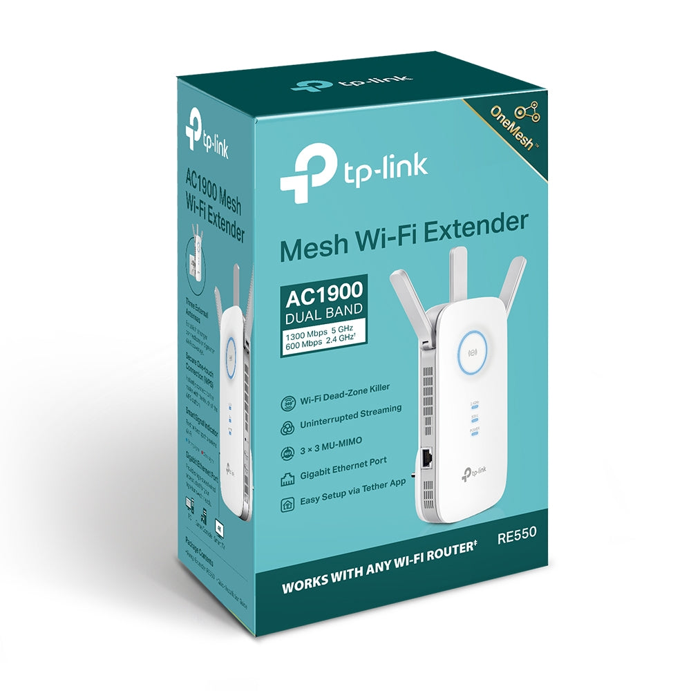 TP-Link - RE550 - Répéteur WiFi AC 1900