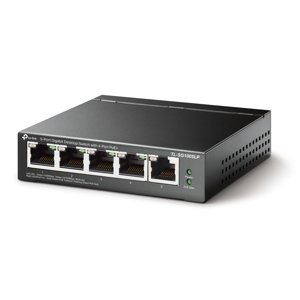 TP-Link - TL-SG1005LP - Switch 5 ports (dont 4 PoE+)