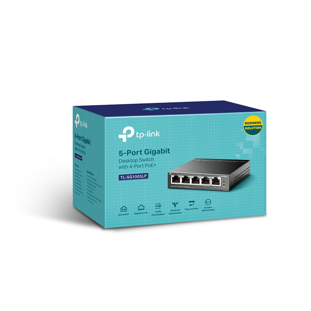 TP-Link - TL-SG1005LP - Switch 5 ports (dont 4 PoE+)