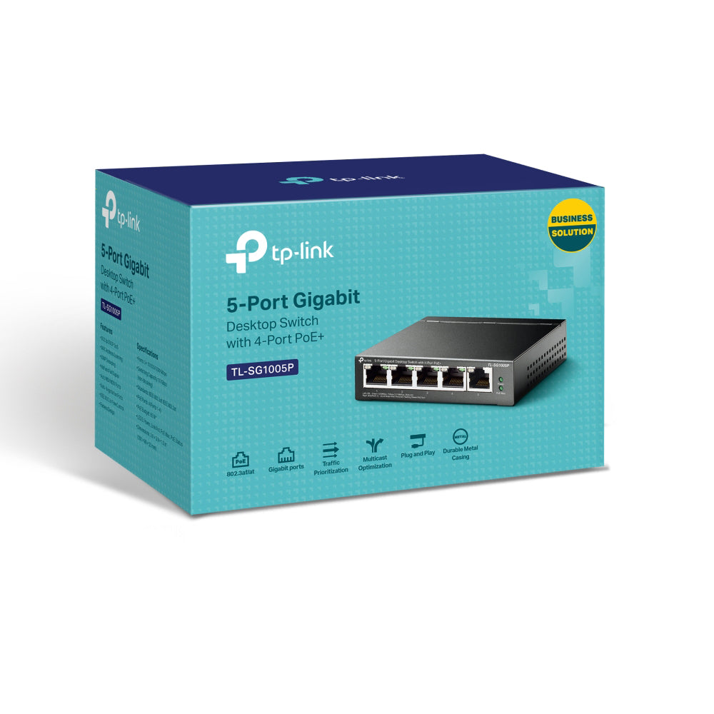 TP-Link - TL-SG1005P - Switch 5 ports (dont 4 PoE)
