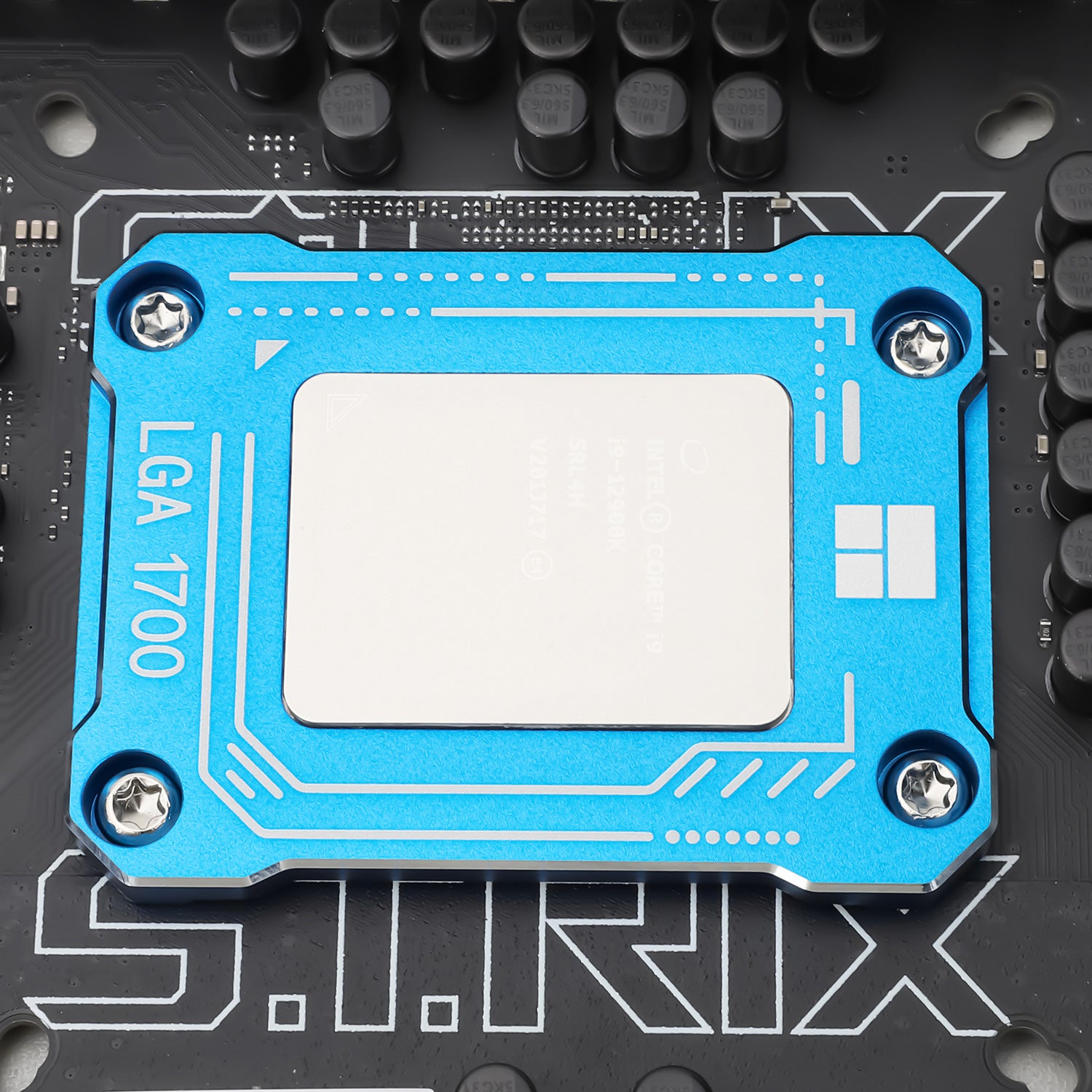 Thermalright - Cadre de fixation CPU LGA 1700-BCF - Bleu + pâte thermique