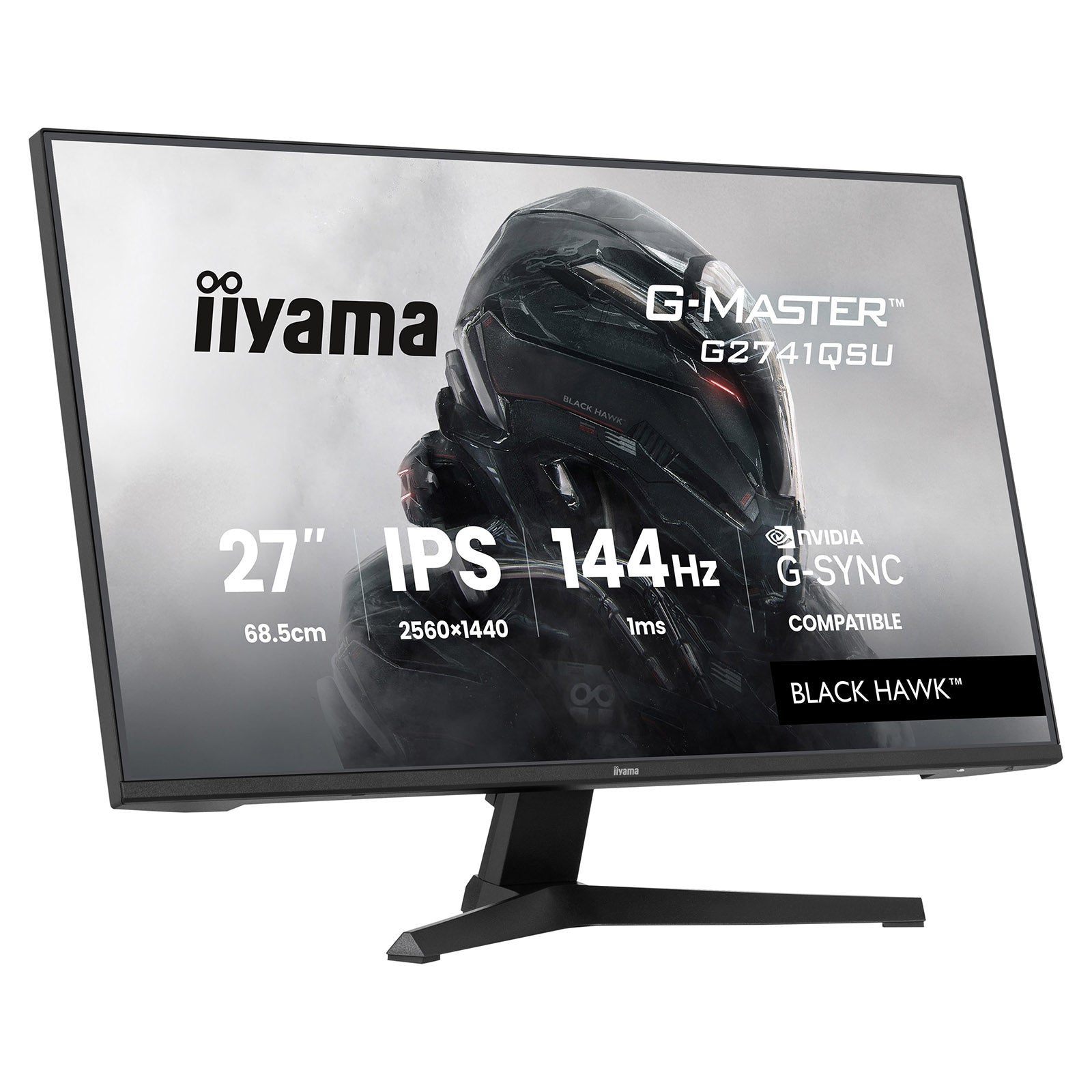 iiyama - Black Hawk G-Master G2741QSU-B1 - QHD - 144Hz - 1ms - 27"