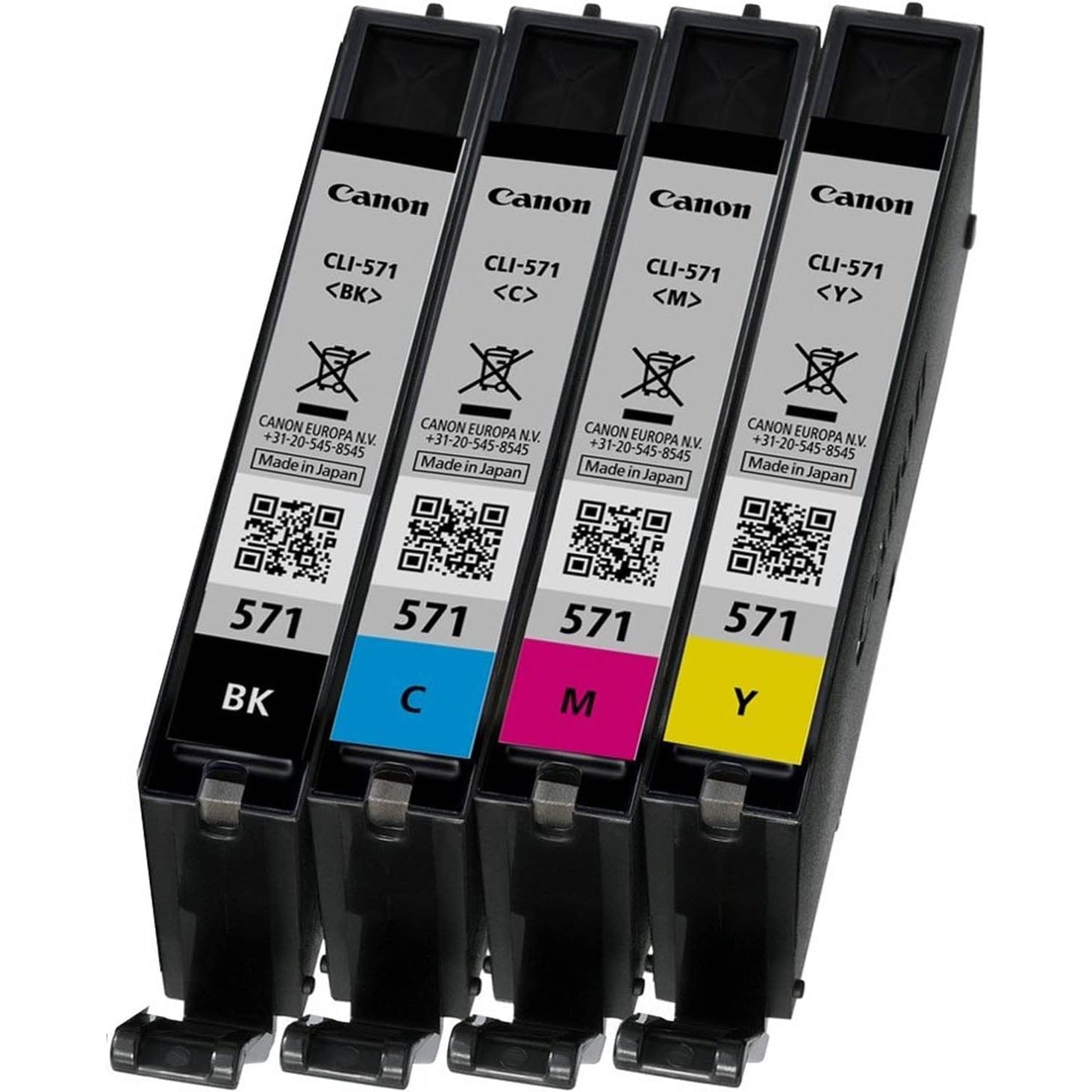 Canon - Pack 4 cartouches CLI-571 (Cyan/Magenta/Jaune/Noire)