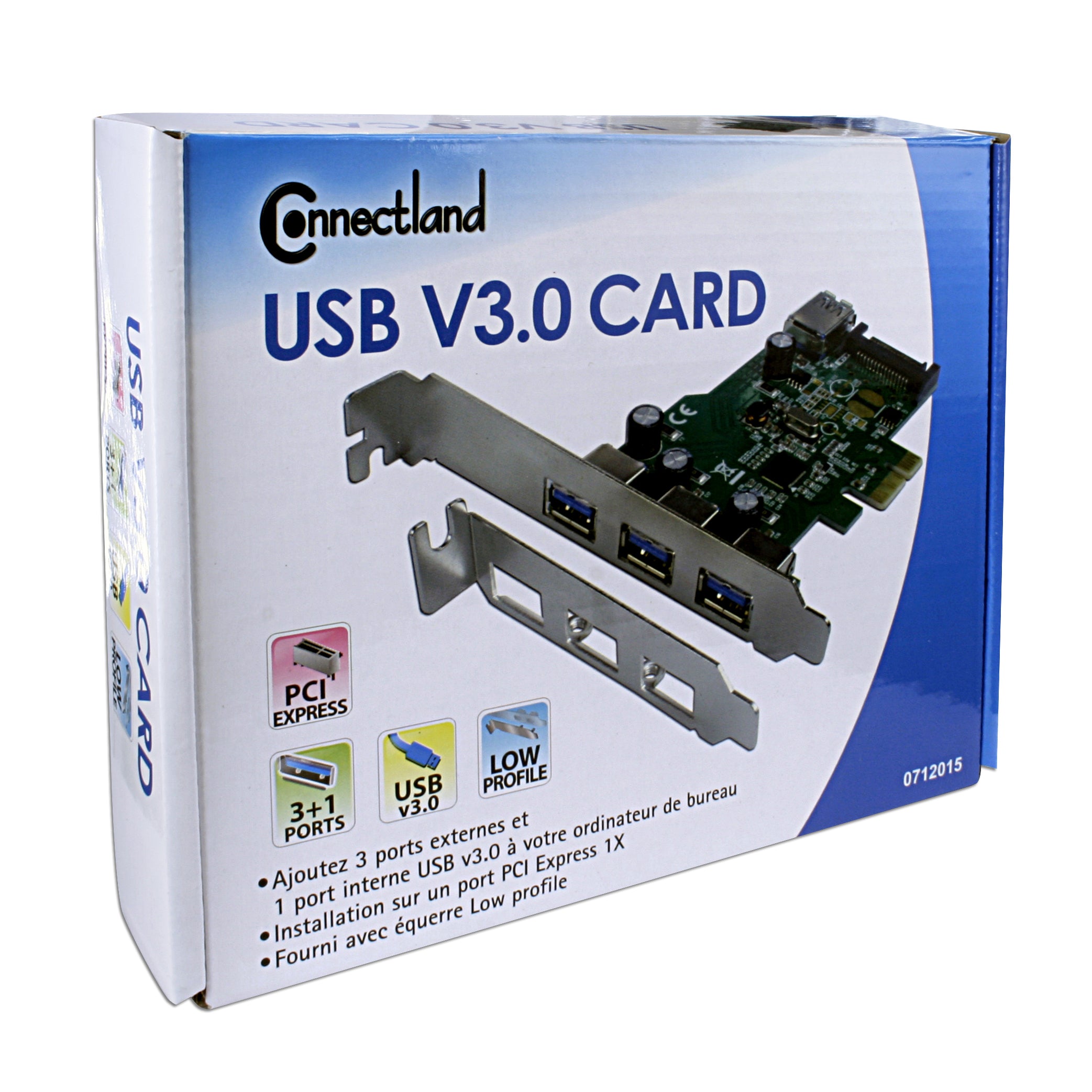 Connectland - Carte d'extension USB 3.0