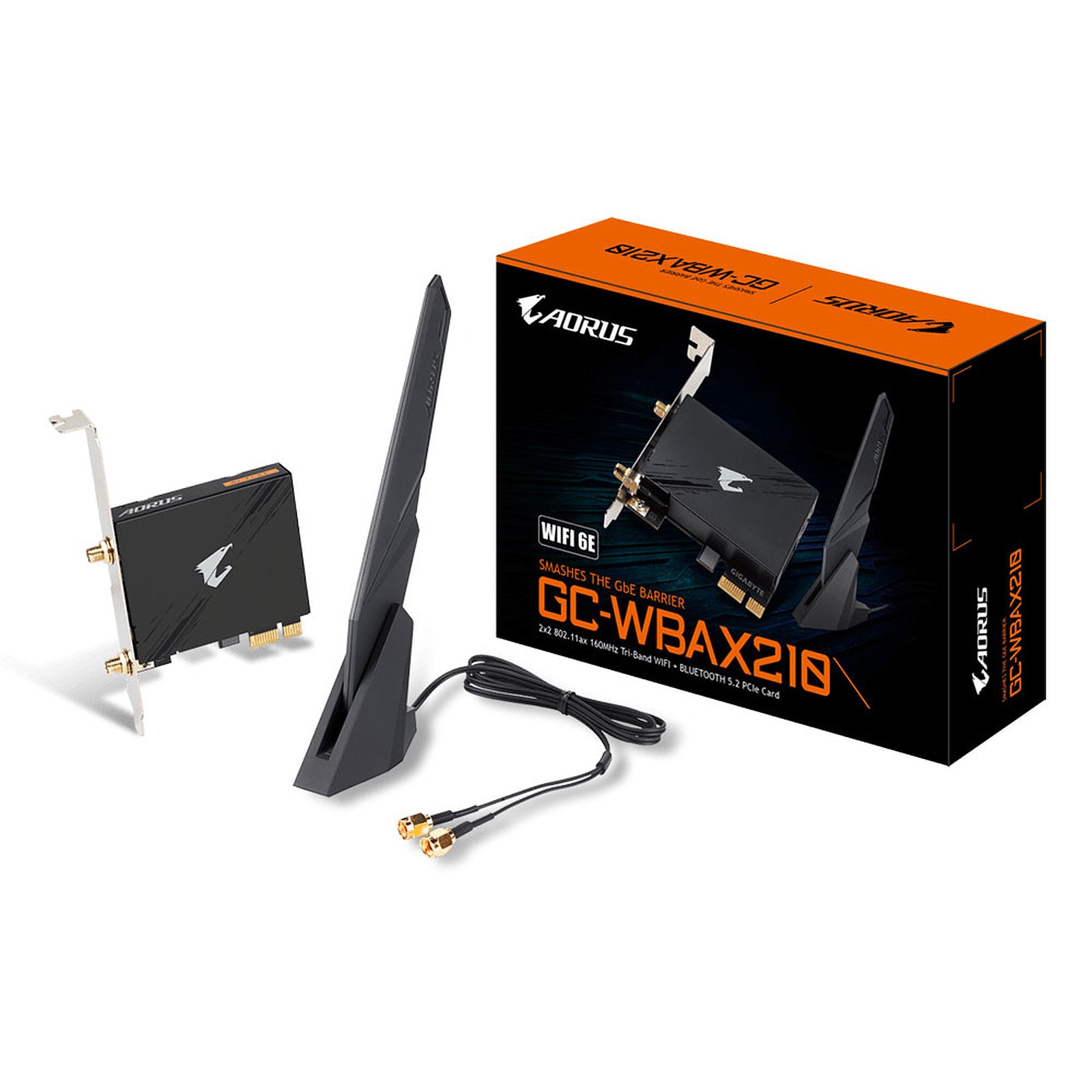 Gigabyte - Aorus GC-WBAX210 - Carte Wifi 6E / Bluetooth 5.2