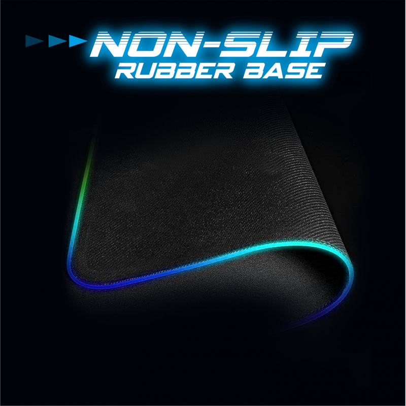 Spirit Of Gamer - Tapis de souris RGB Darkskull avec Hub USB (XXXL)