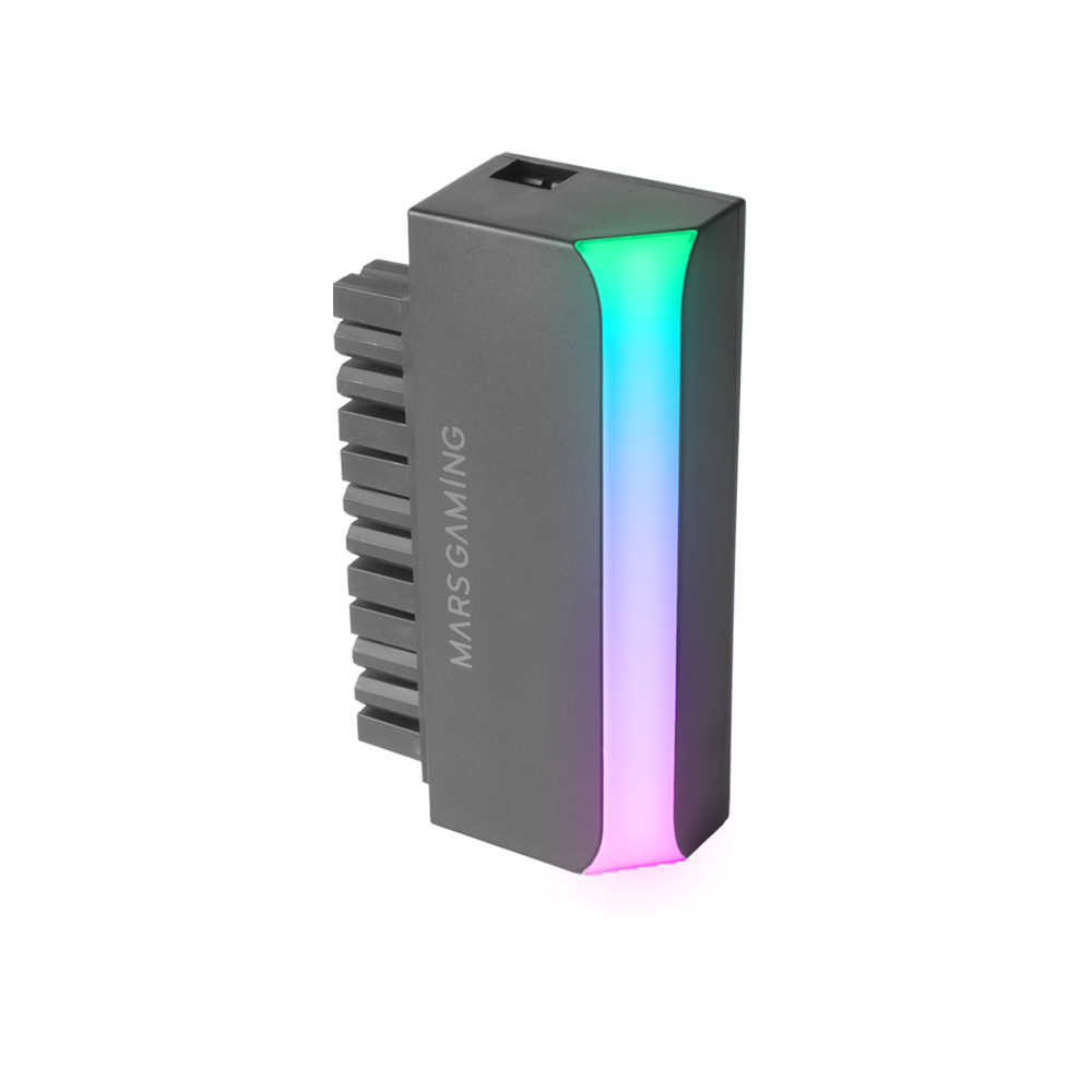 Mars Gaming - Adaptateur ATX 24 broches à 90° ARGB