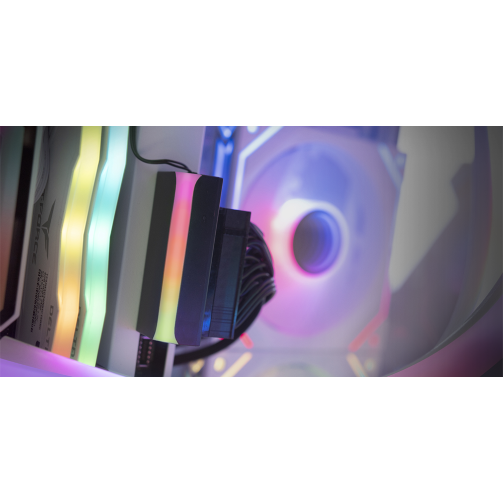 Mars Gaming - Adaptateur ATX 24 broches à 90° ARGB