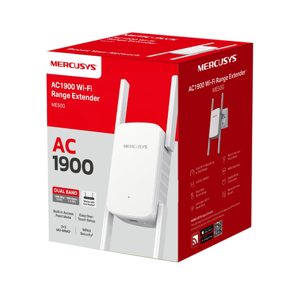 Mercusys - ME50G - Répéteur WiFi AC 1900