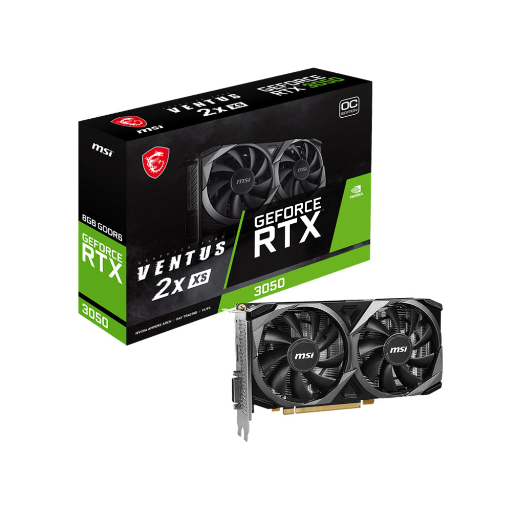 MSI - Carte graphique GeForce RTX 3050 VENTUS 2X XS 8G OC