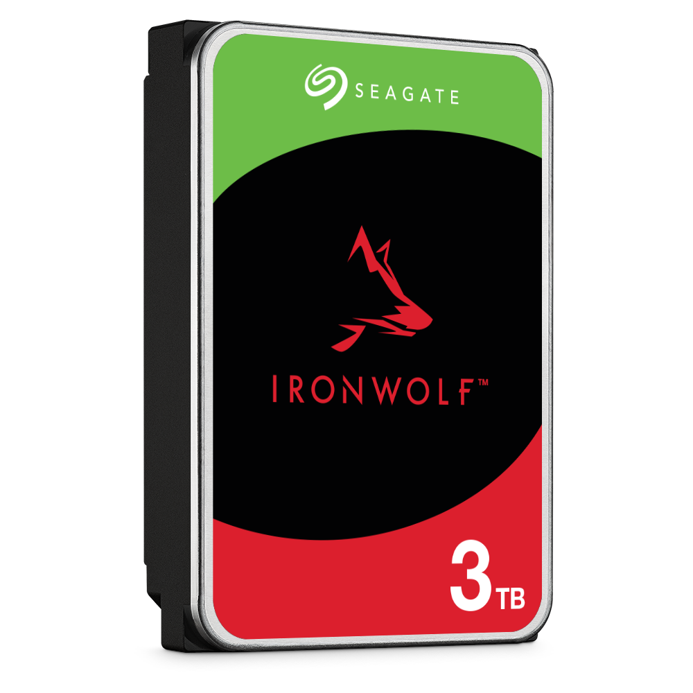 Seagate - Disque dur 3.5" pour NAS IronWolf ST3000VN007 - 3To