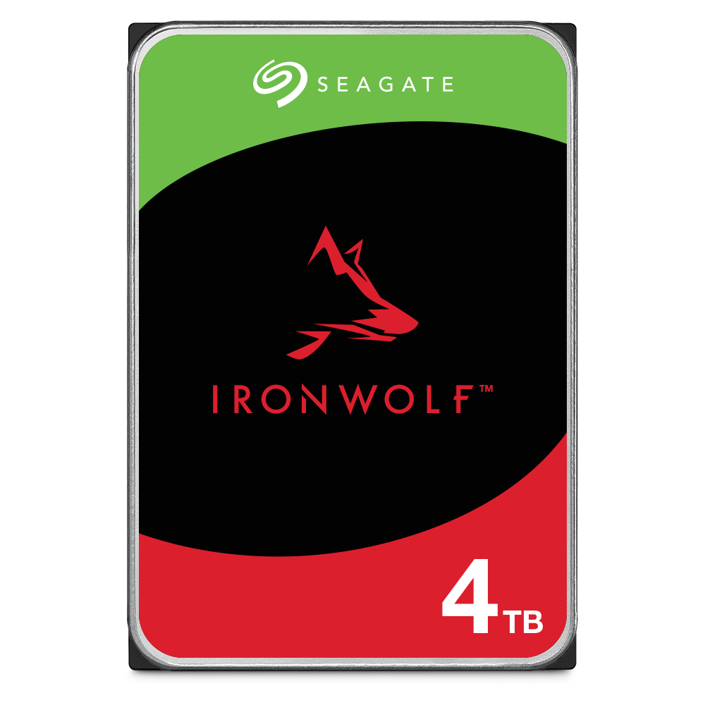 Seagate - Disque dur 3.5" pour NAS IronWolf ST4000VN006 - 4To