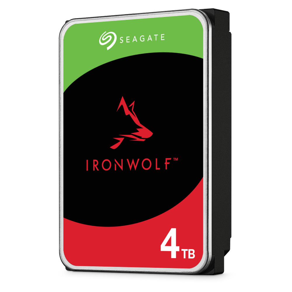 Seagate - Disque dur 3.5" pour NAS IronWolf ST4000VN006 - 4To