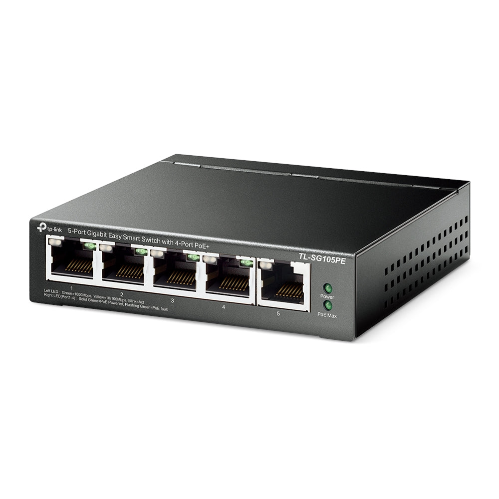 TP-Link - TL-SG105PE - Switch 5 ports (dont 4 PoE)