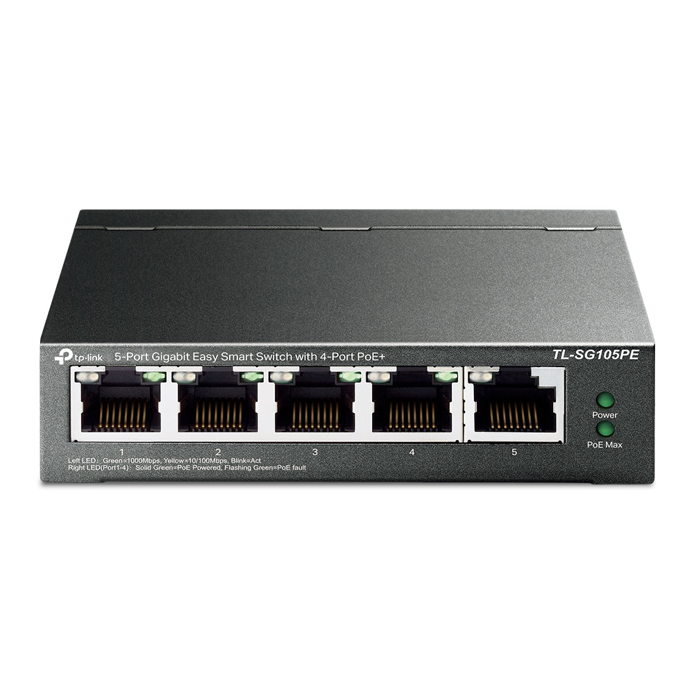 TP-Link - TL-SG105PE - Switch 5 ports (dont 4 PoE)