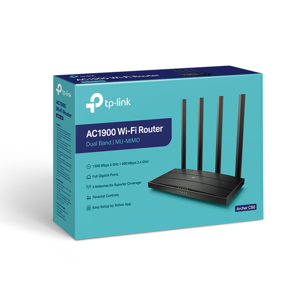 TP-Link - Routeur WiFi AC1900 - Archer C80