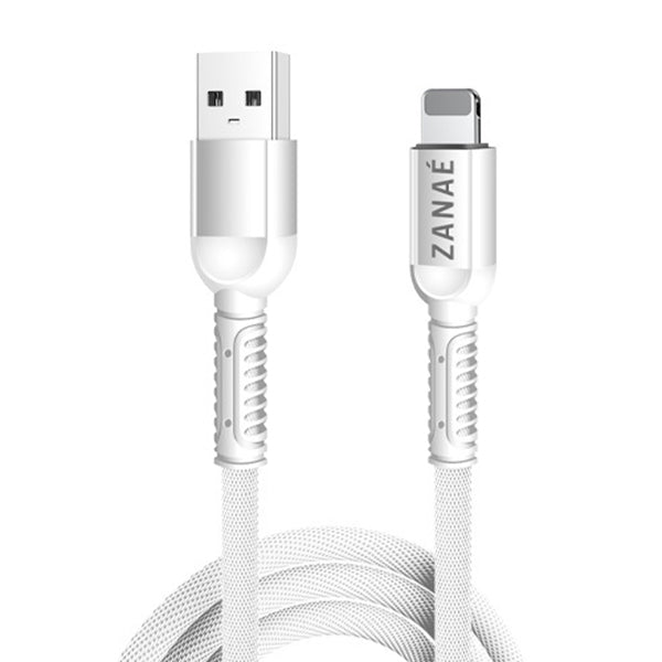 Zanaé - Cable USB-A vers Lightning - 1.20m