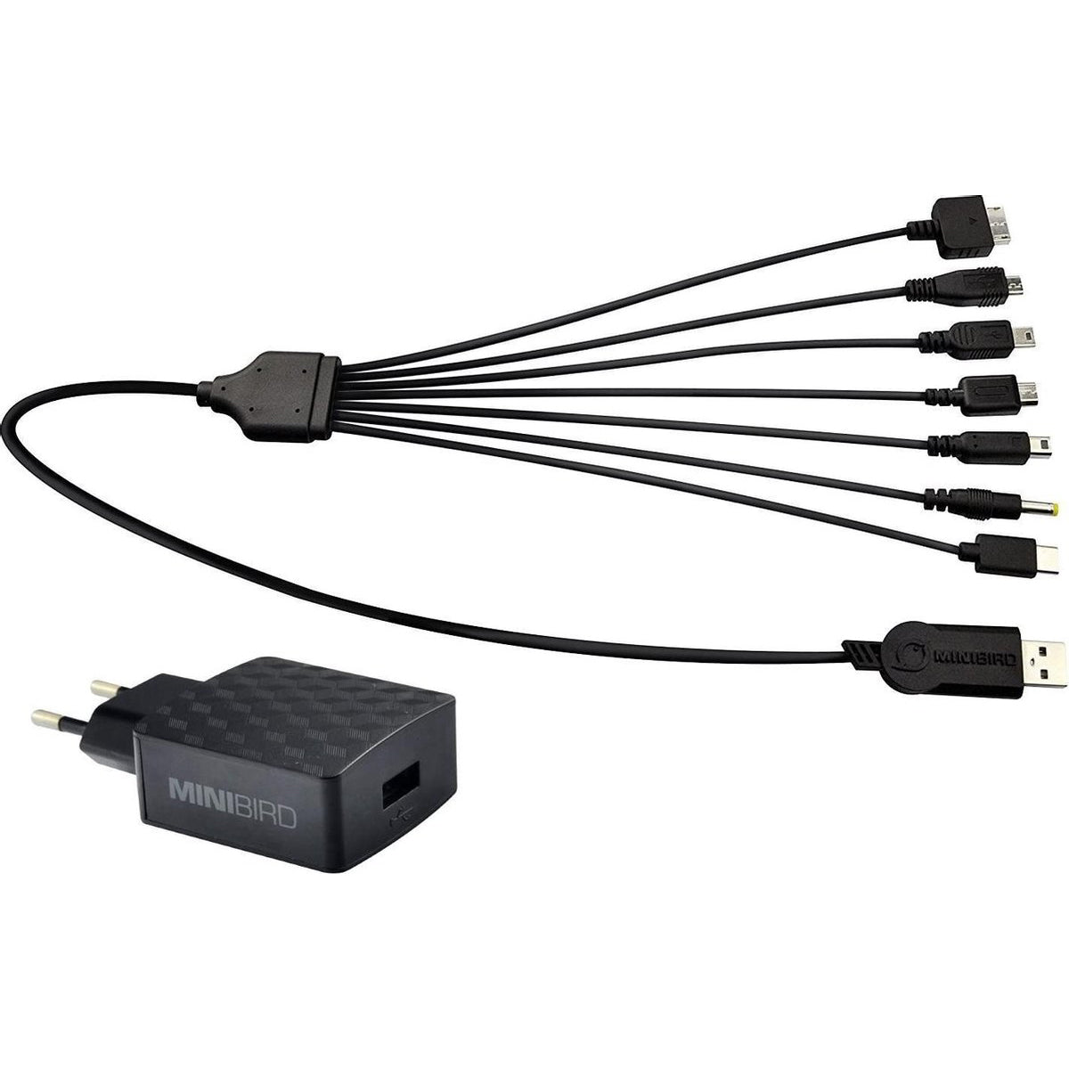 Cable de charge 7 en 1 + chargeur USB pour consoles