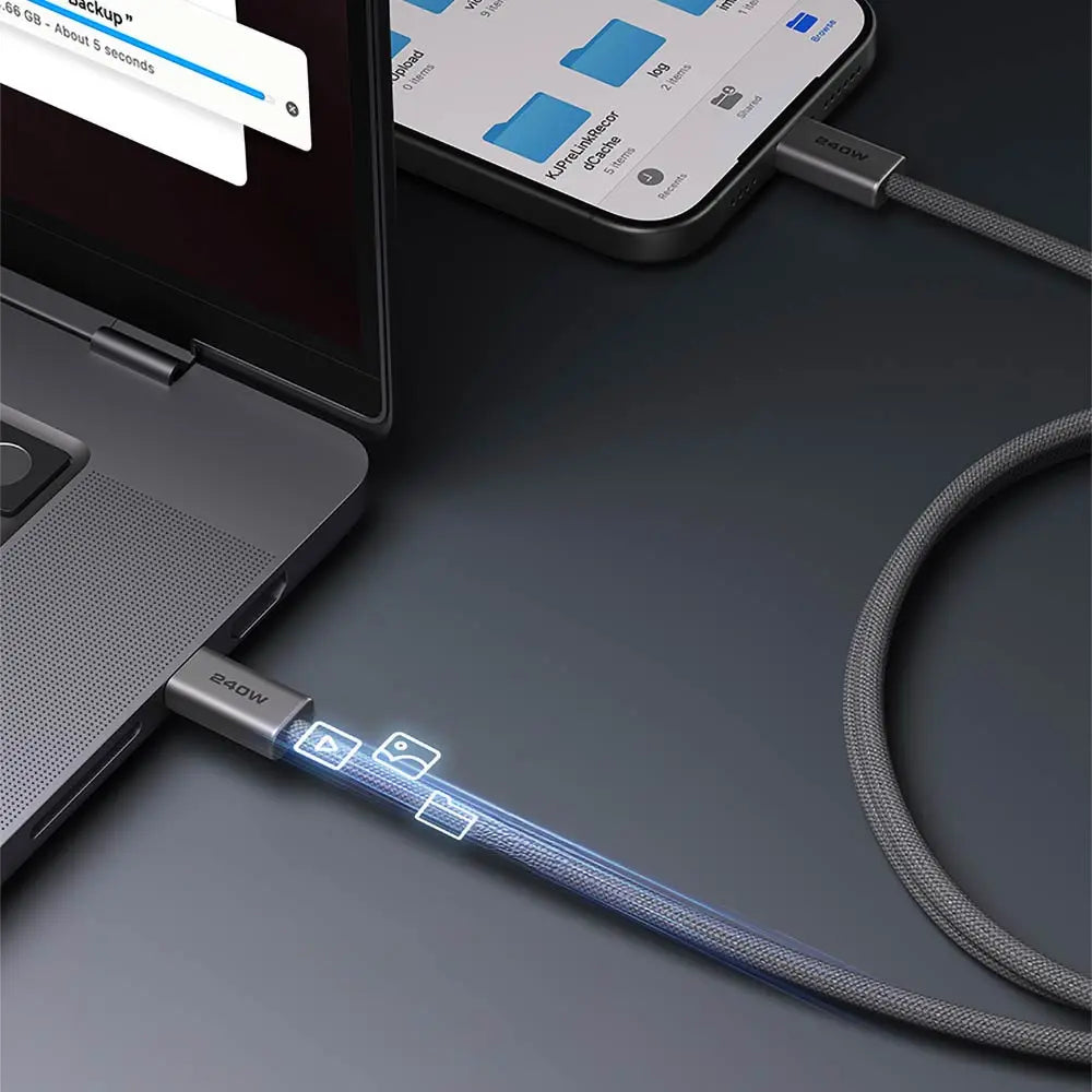 Aukey - Câble Data USB-C vers USB-C 1.8m 240W