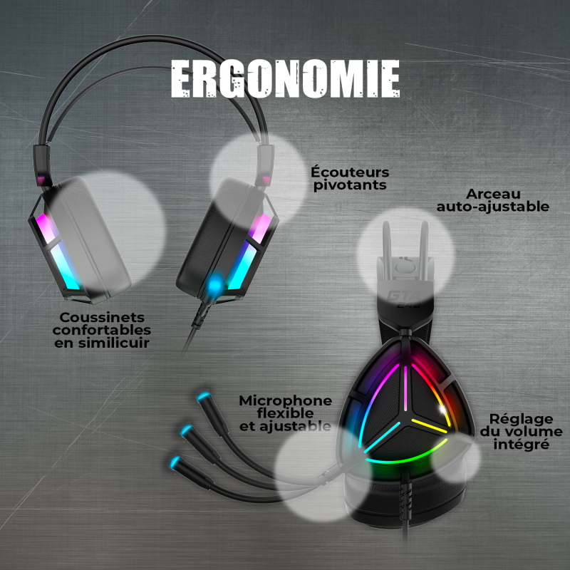 Advance - Casque gamer GTA 240